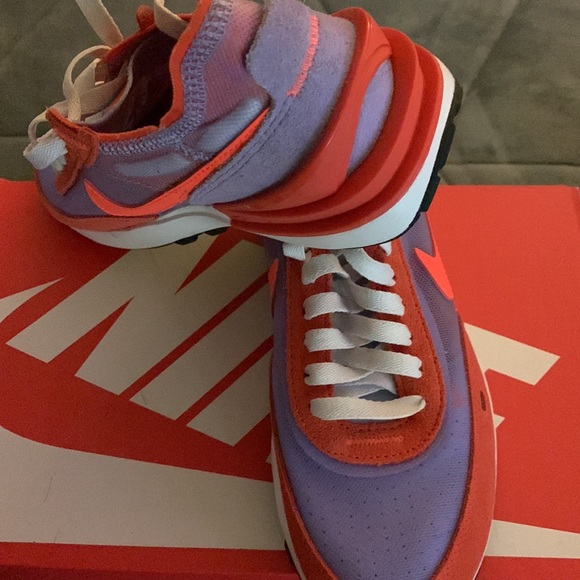 Awesome brand new Nike size 7 purple see through mesh - Picture 3 of 4